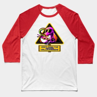 Don't Feed the Mutant Purple Space Lizard Hallucinogenic Ramen - Trippy T-Shirt Baseball T-Shirt